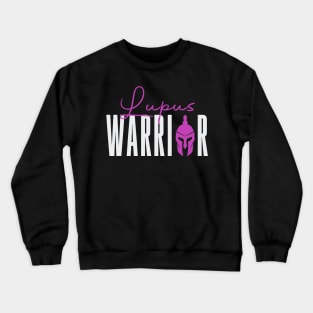 Lupus Warrior Lupus Awareness Month Purple Crewneck Sweatshirt